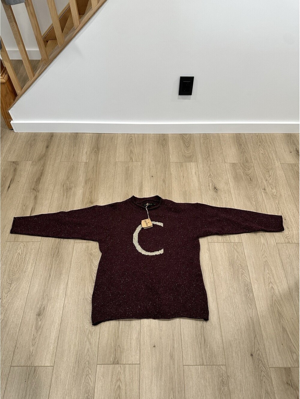 NWT Harry Potter Wizarding World Weasley Family Wool Sweater Made Scotland 2XL